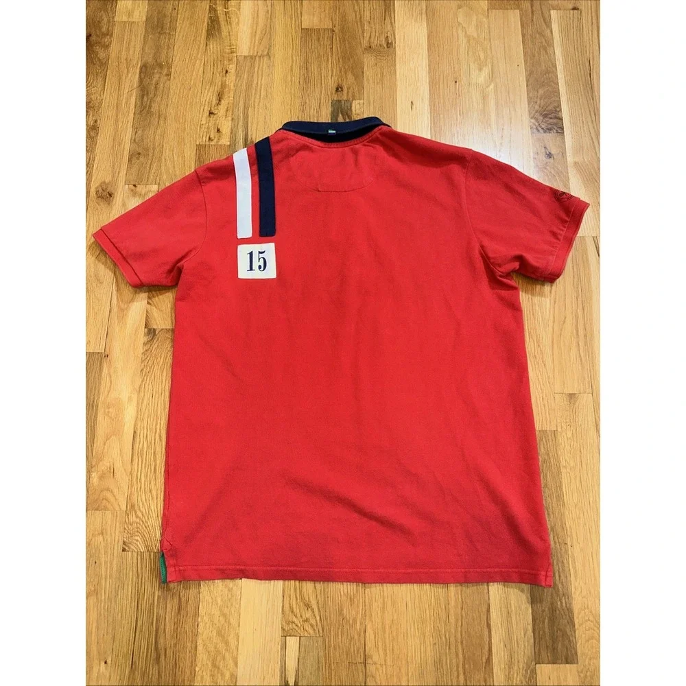 Vintage Allen‎ Solly Men's Rugby Polo shirt Wimbledon Size Large